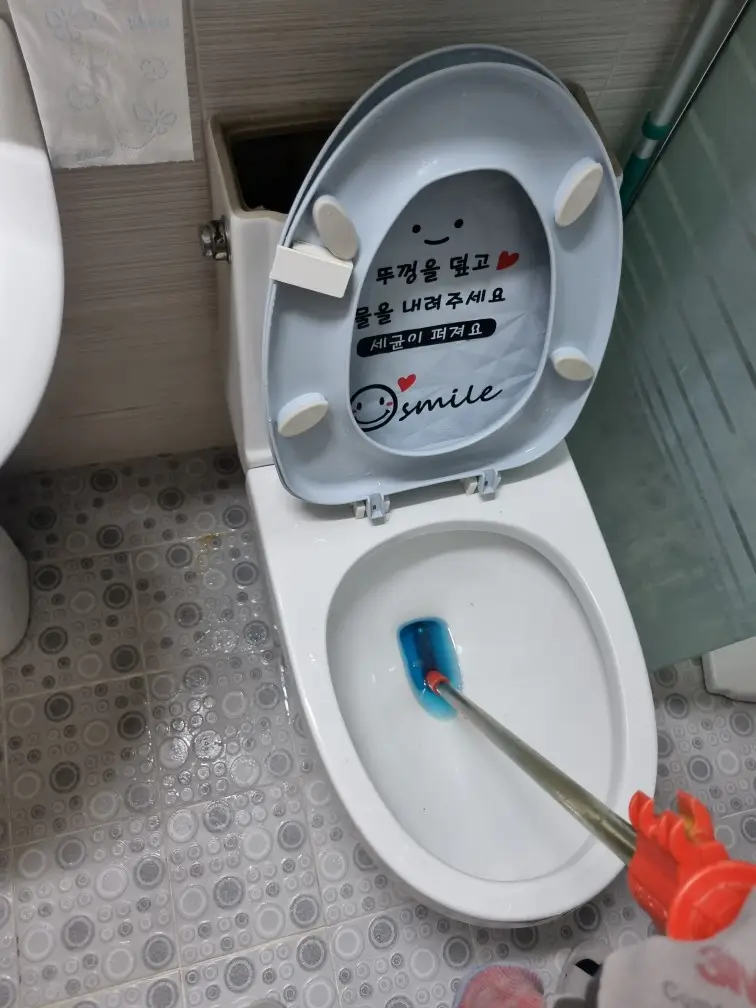 변기막힘관통 2